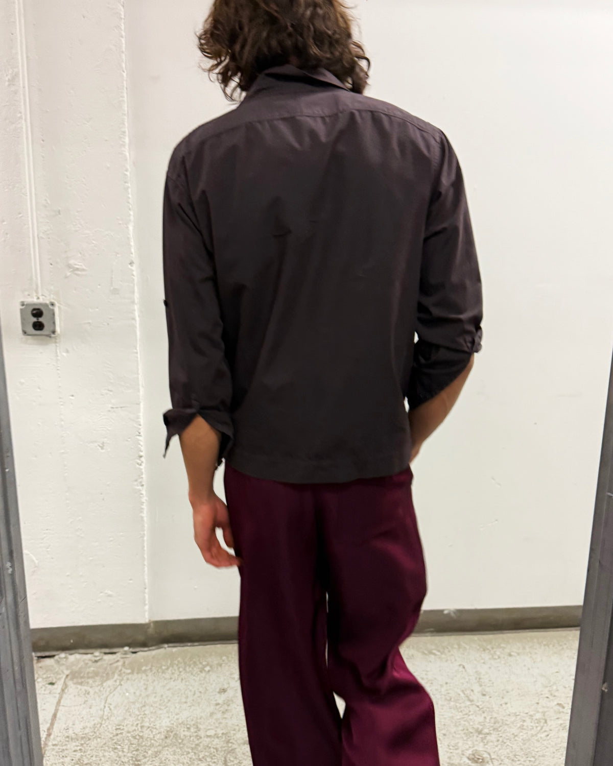 Twist Shirt in Pure Chocolate