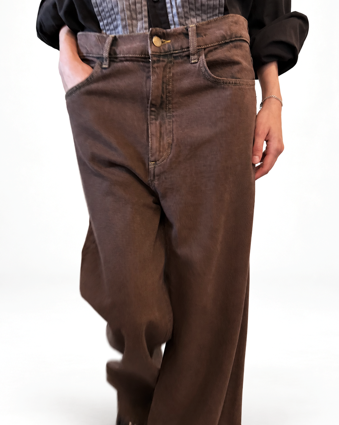 Wide Jean in Clay