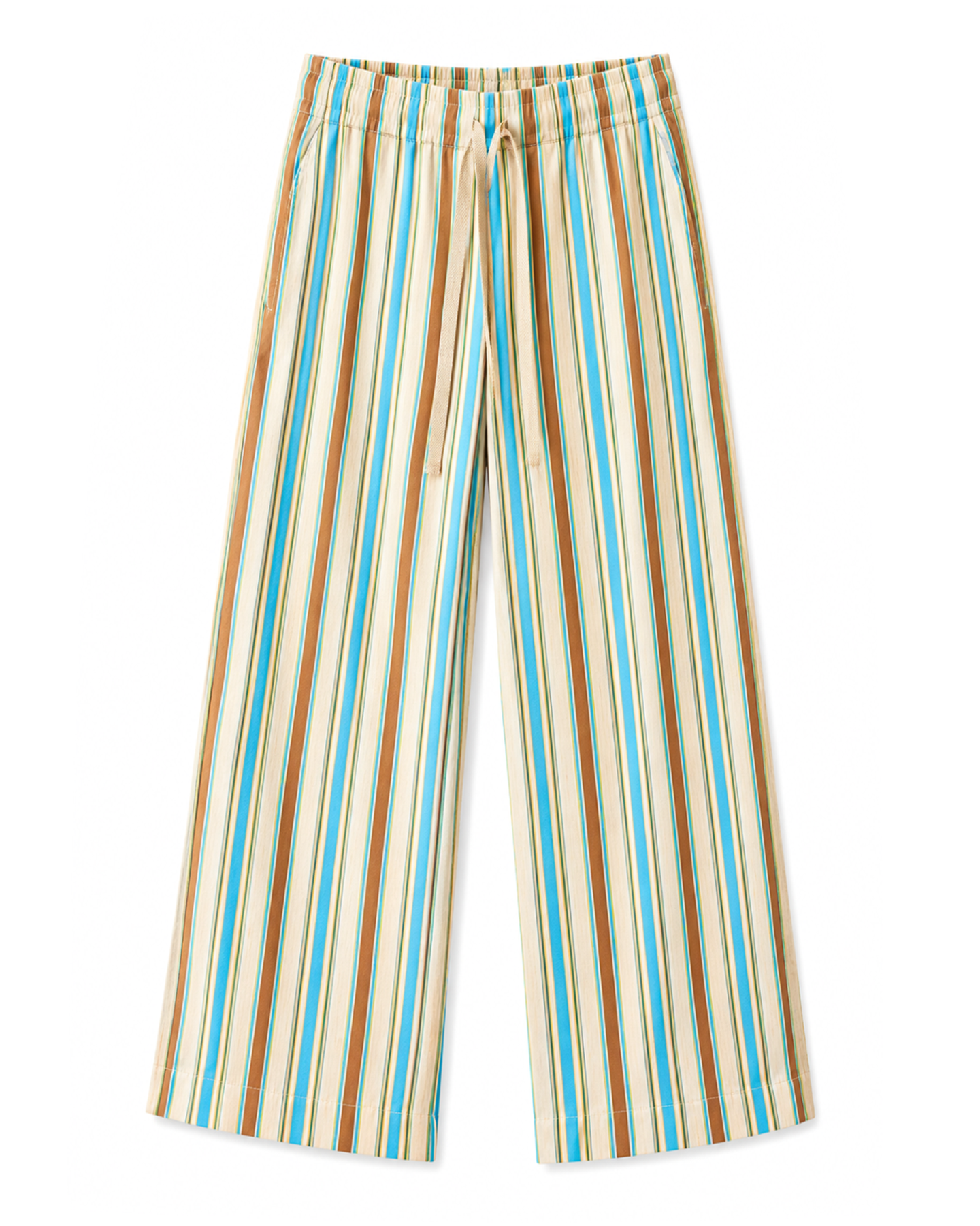 Drawstring Pant in Multi Stripe