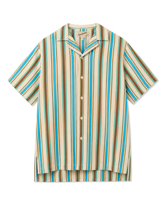Short Sleeve Shirt in Multi Stripe