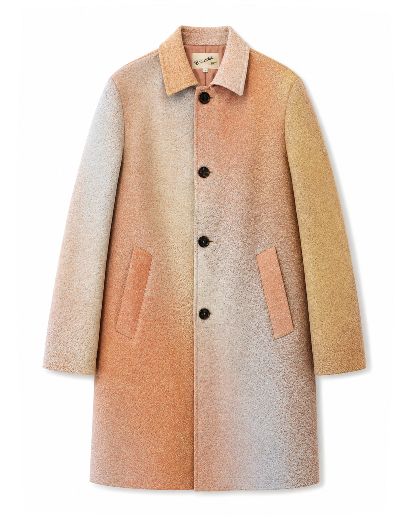 Maharam Coat in Peach Degrade