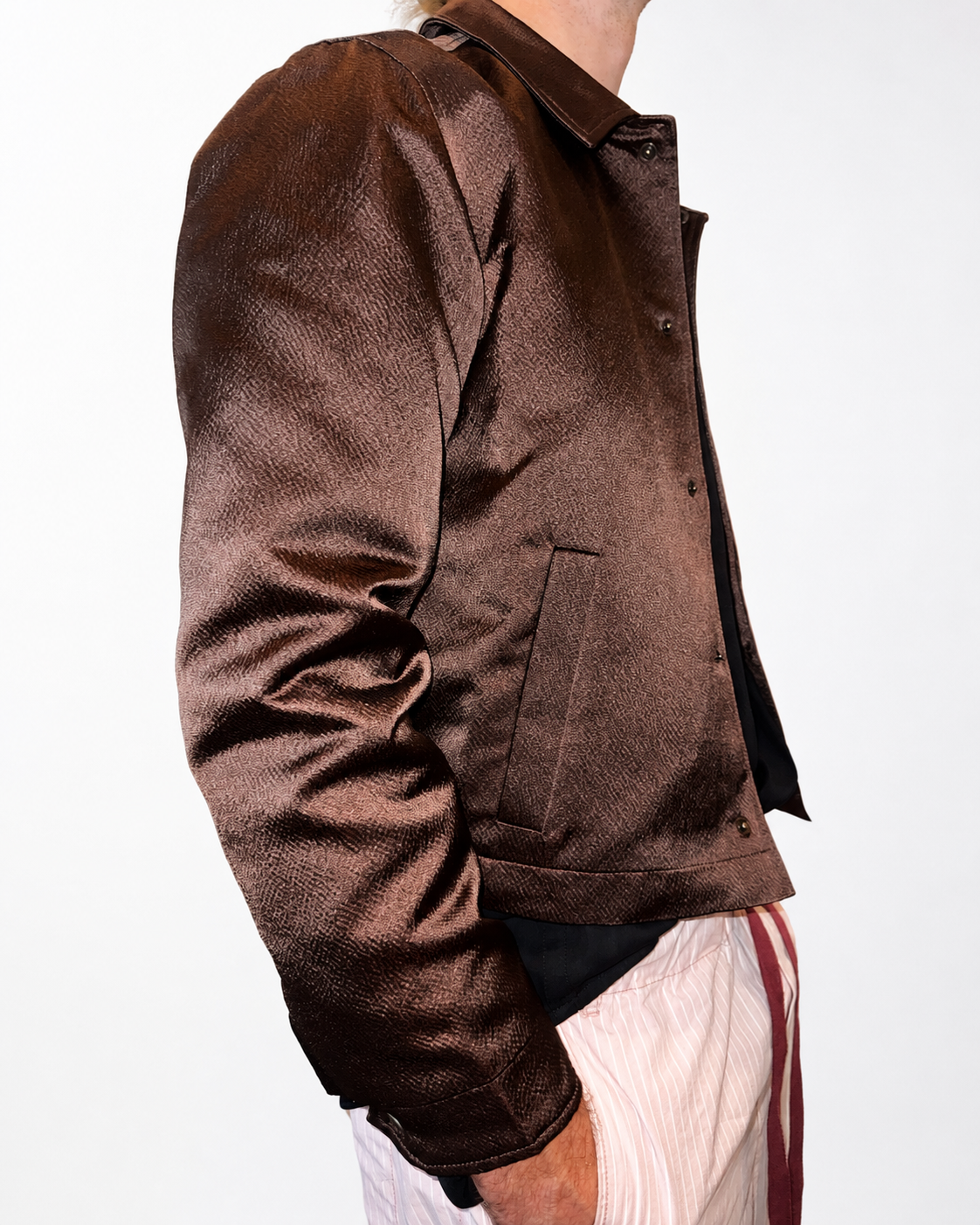 Hammered Coach Jacket in Mulholland Mocha