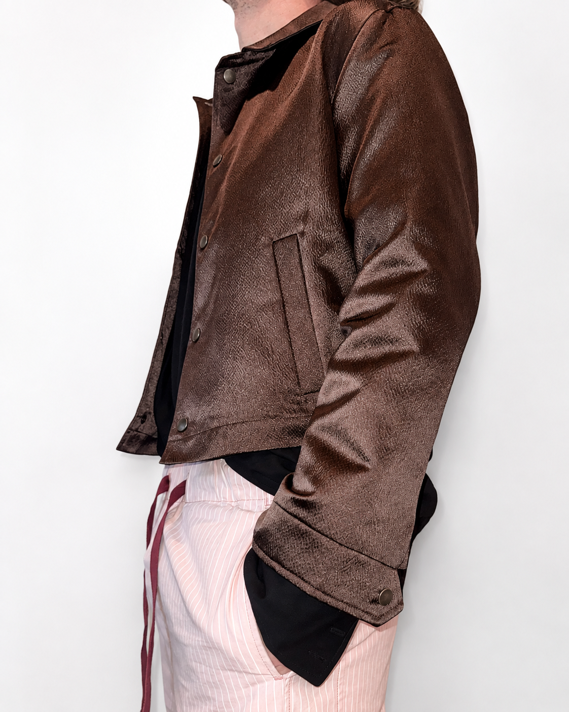 Hammered Coach Jacket in Mulholland Mocha