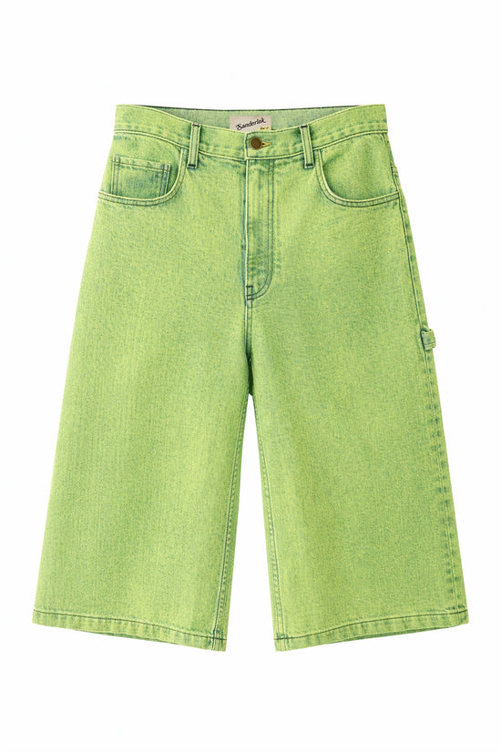 Wide Skater Jean in Faded Neon