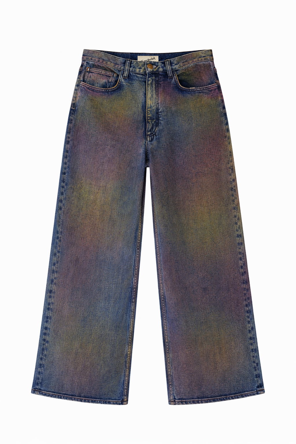 Wide Jean in Multi Paint