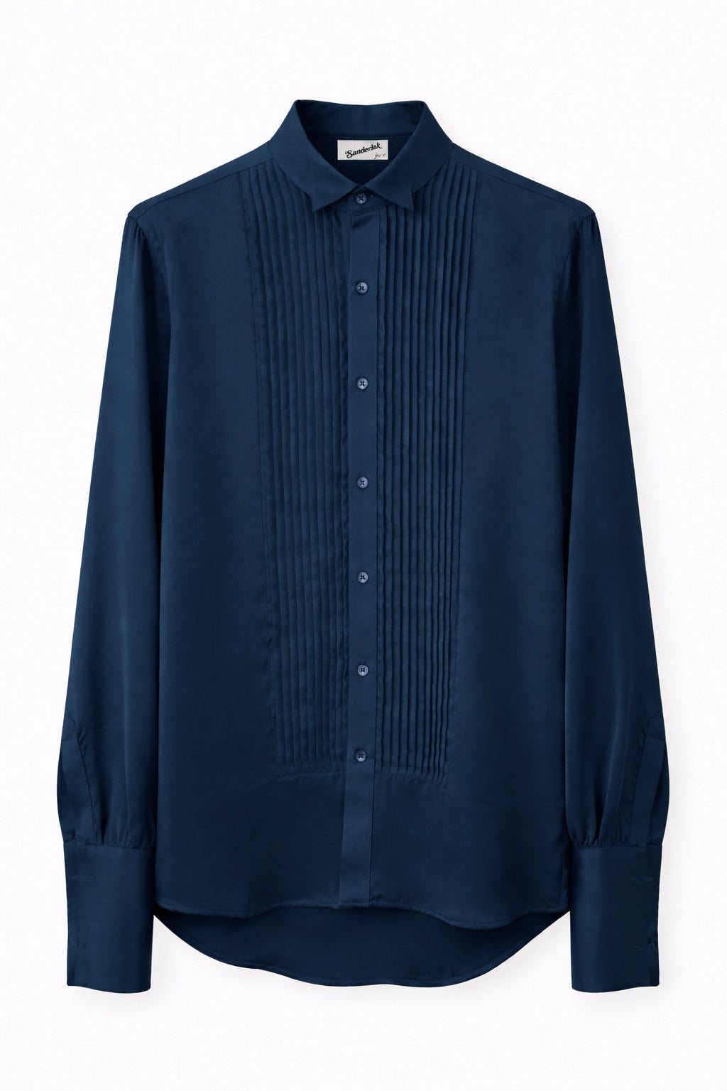 Fluid Tux Shirt in Dark Sea