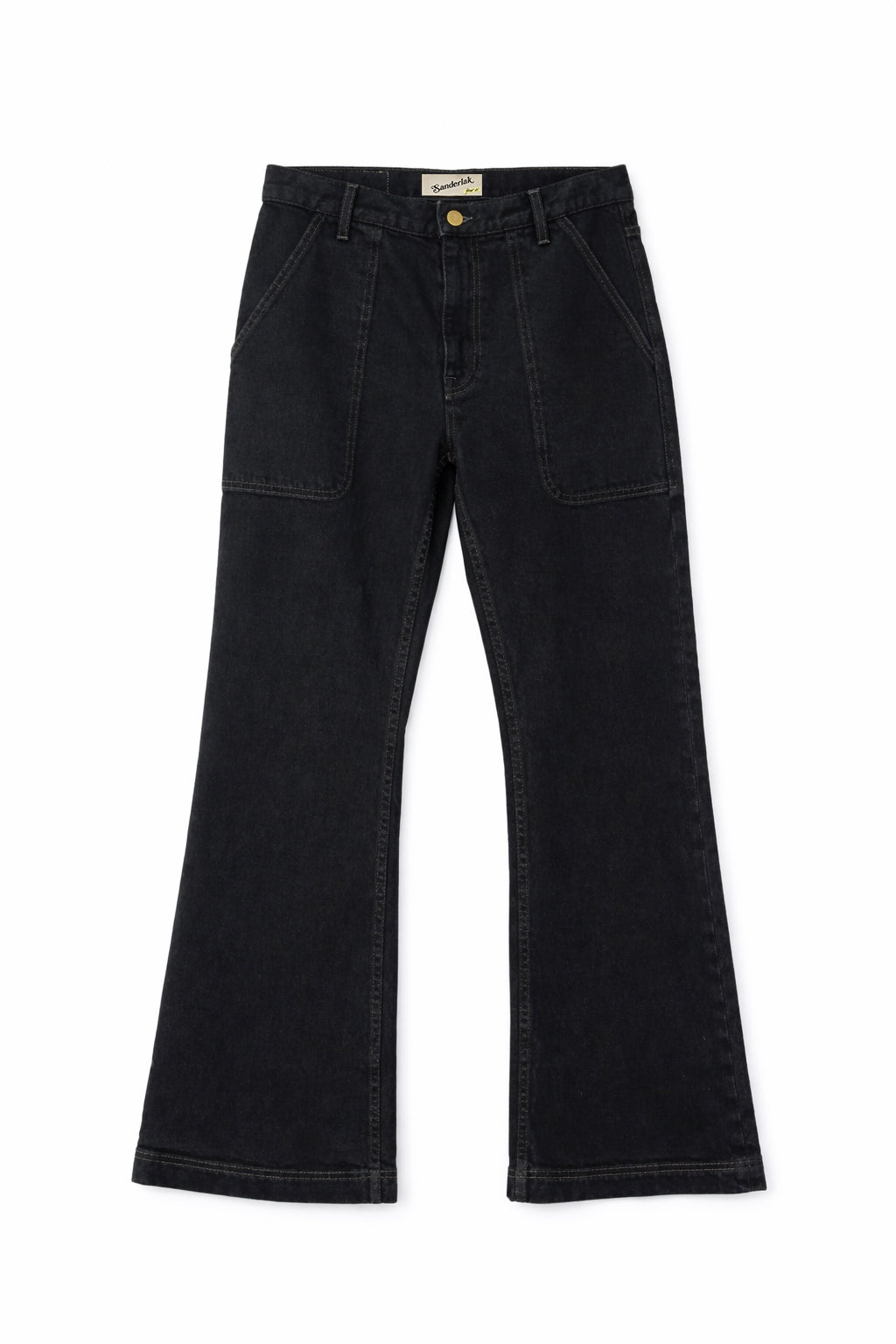 Utility Flare Jean in Midnight Wash