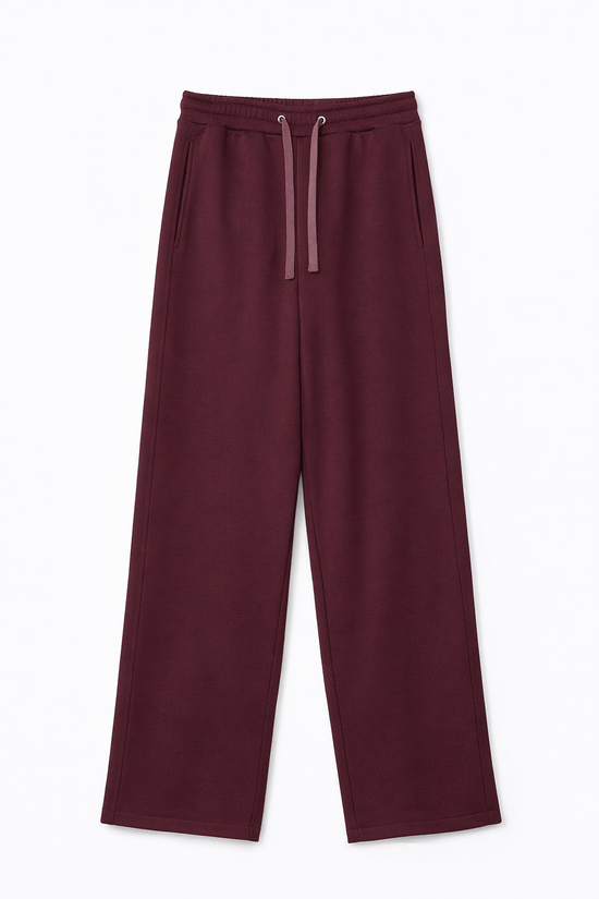Drawstring Sweatpant in Midnight Merlot