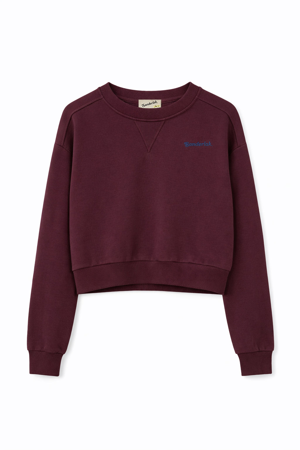 Crewneck in Midnight Merlot