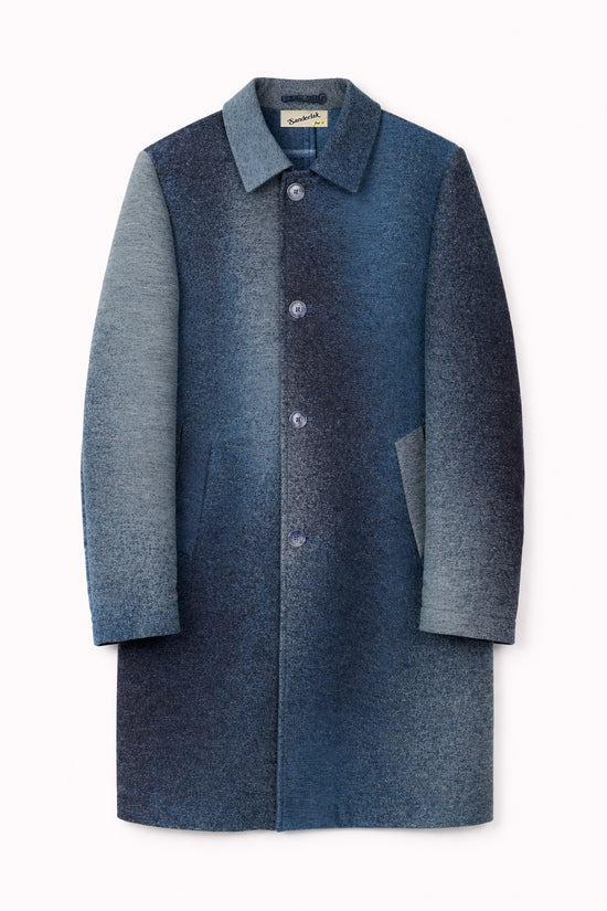 Maharam Coat in Blue Degrade