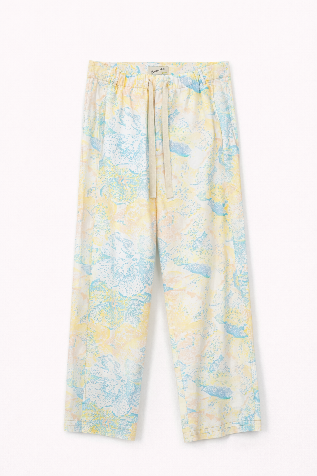 Drawstring Pant in Flower Print