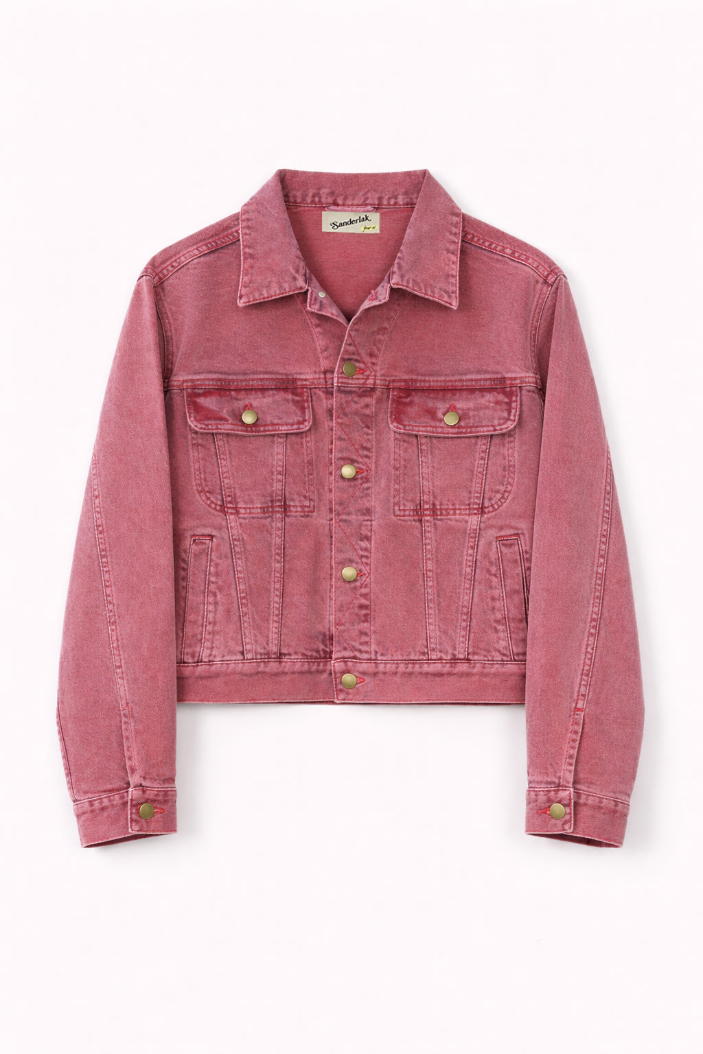 Jean Jacket in Pink Wash
