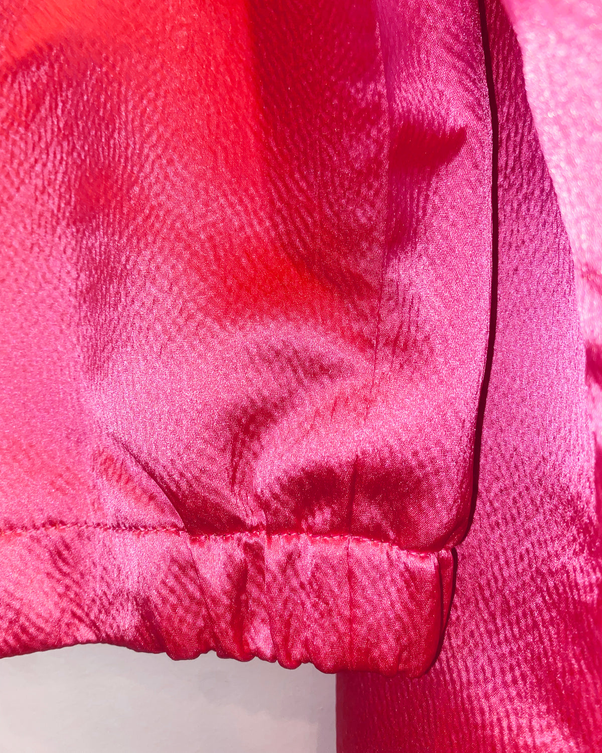 Hammered Coach Jacket in Beverly Pink