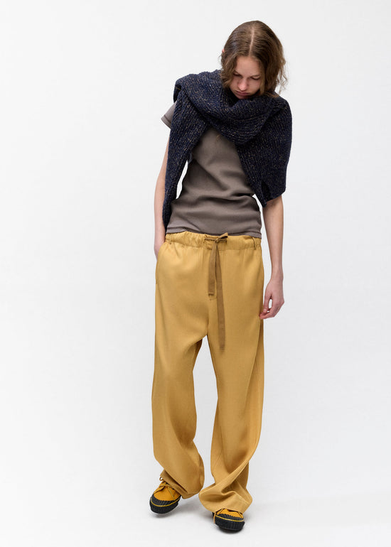 Drawstring Pant in Old Gold