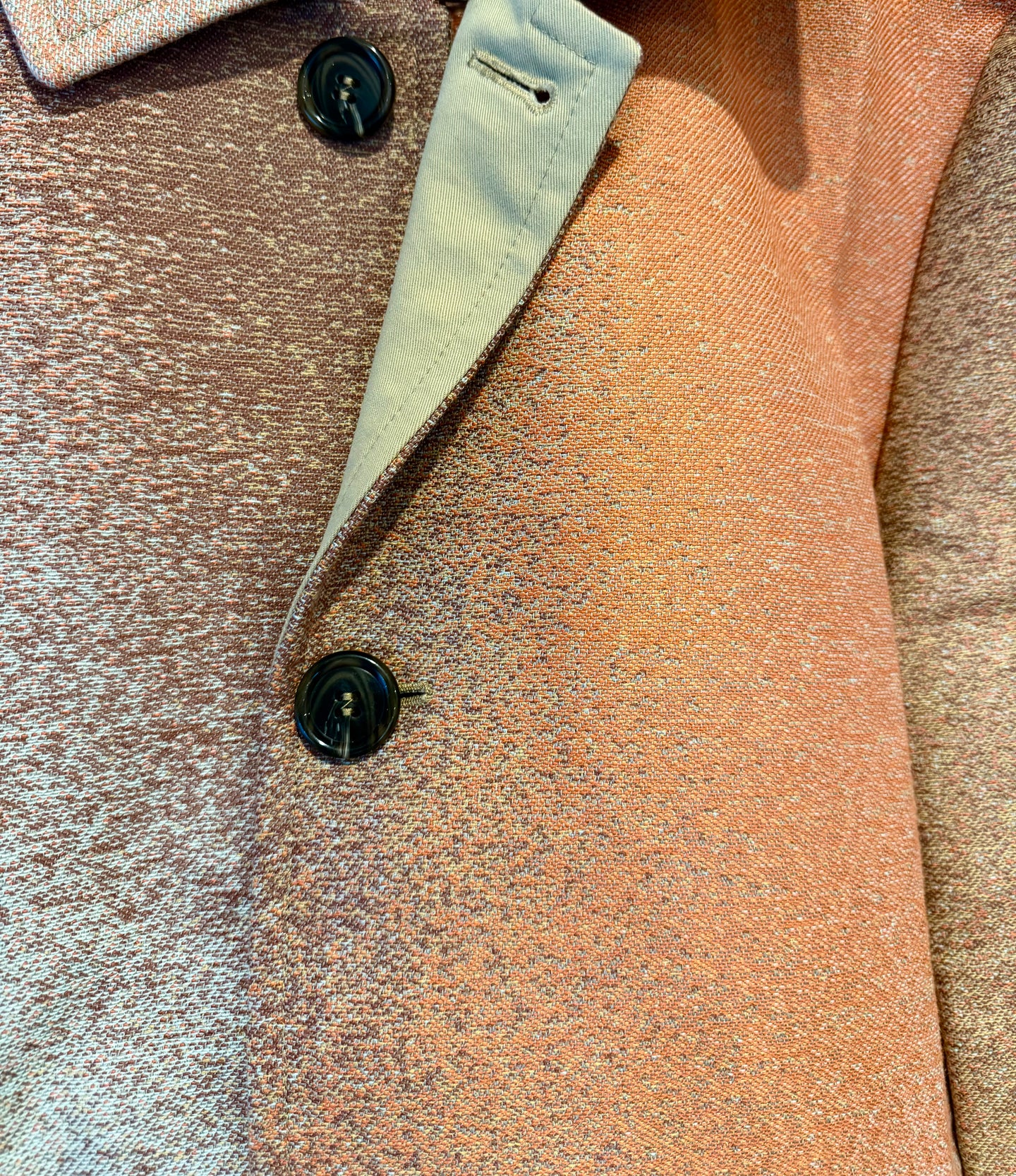 Maharam Coat in Peach Degrade
