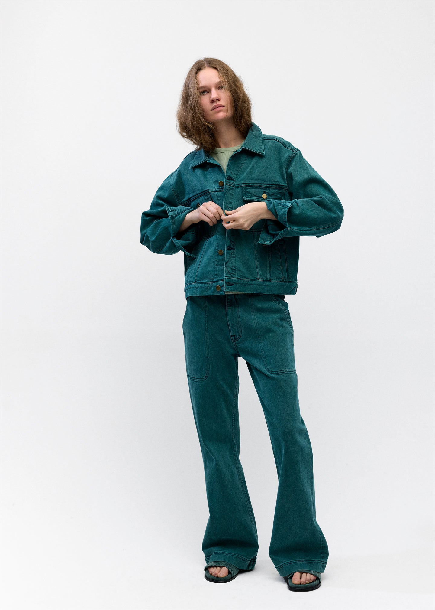 Jean Jacket in Pine Wash