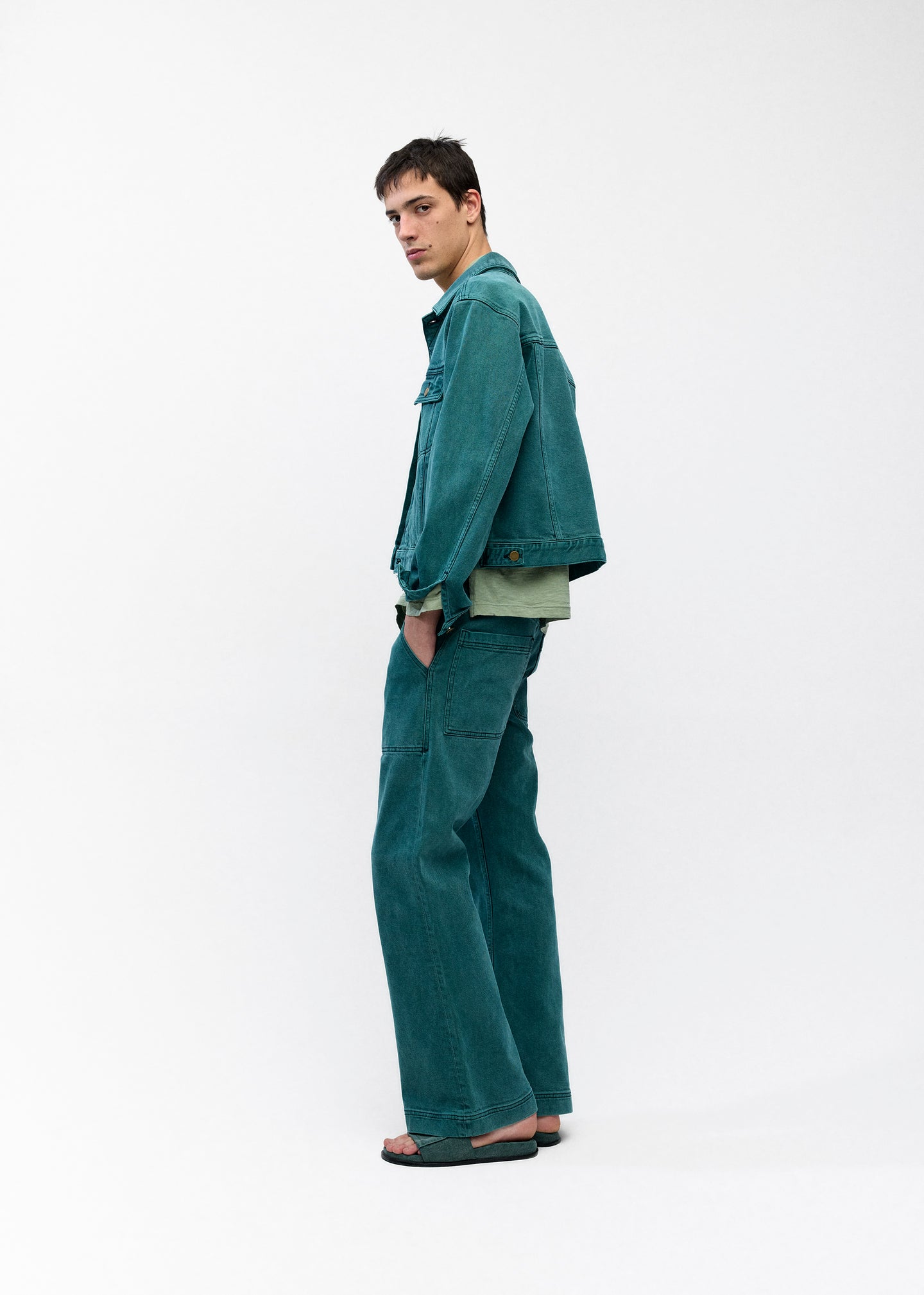 Jean Jacket in Pine Wash