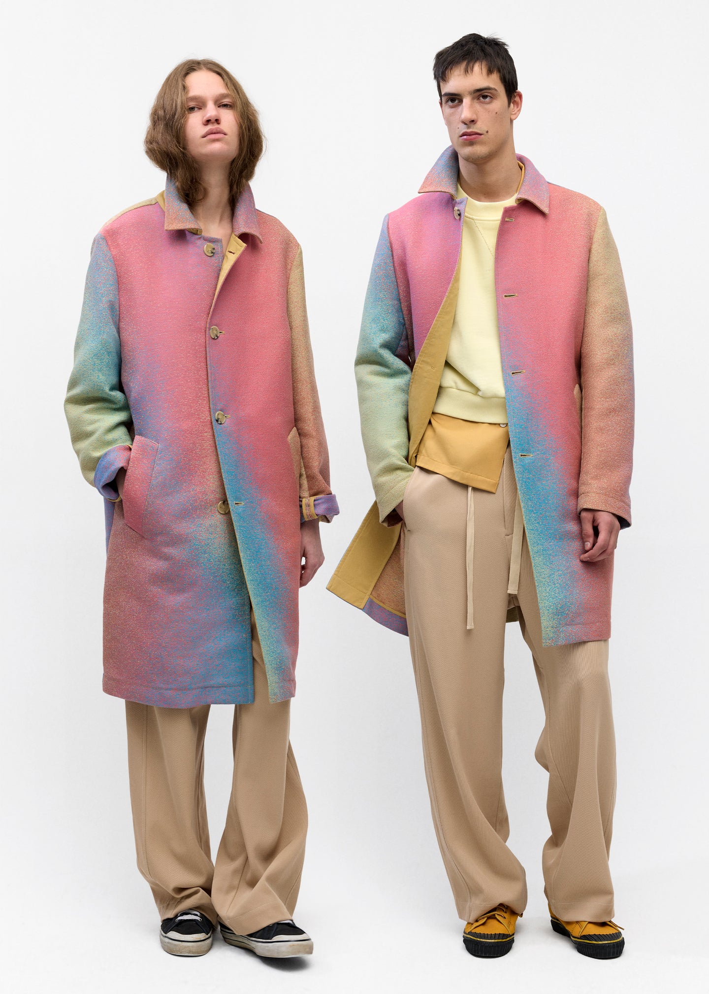 Maharam Coat in Rainbow Degrade