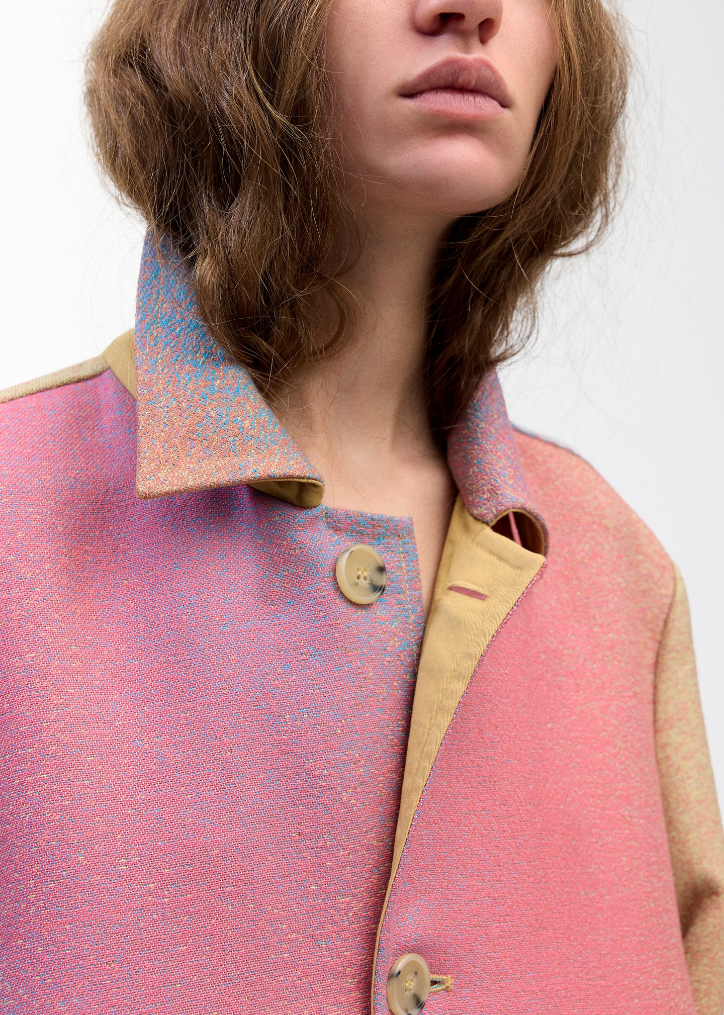 Maharam Coat in Rainbow Degrade