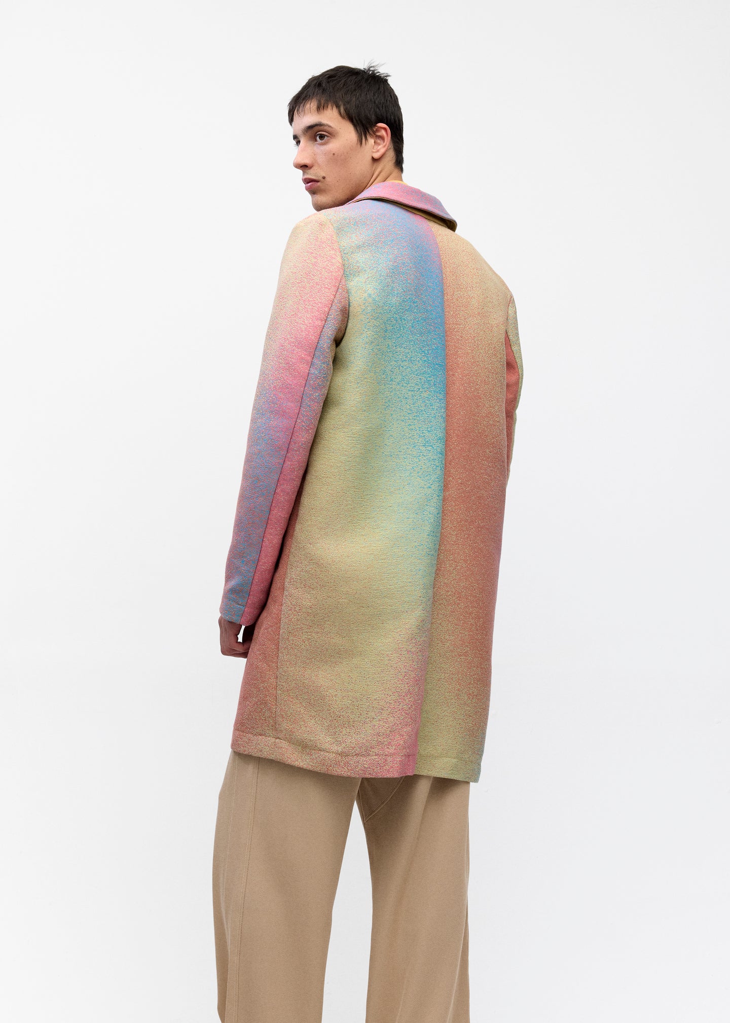 Maharam Coat in Rainbow Degrade