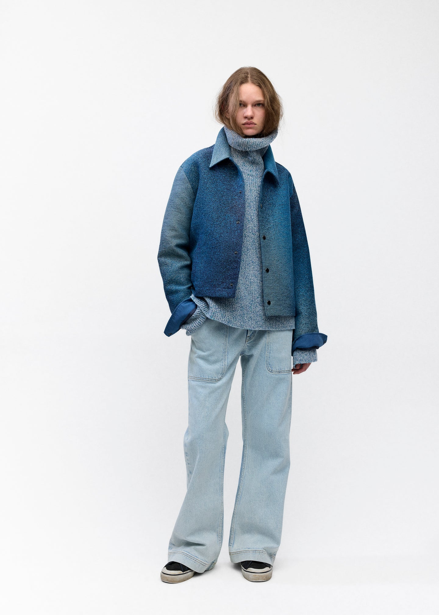 Maharam Jacket in Blue Degrade