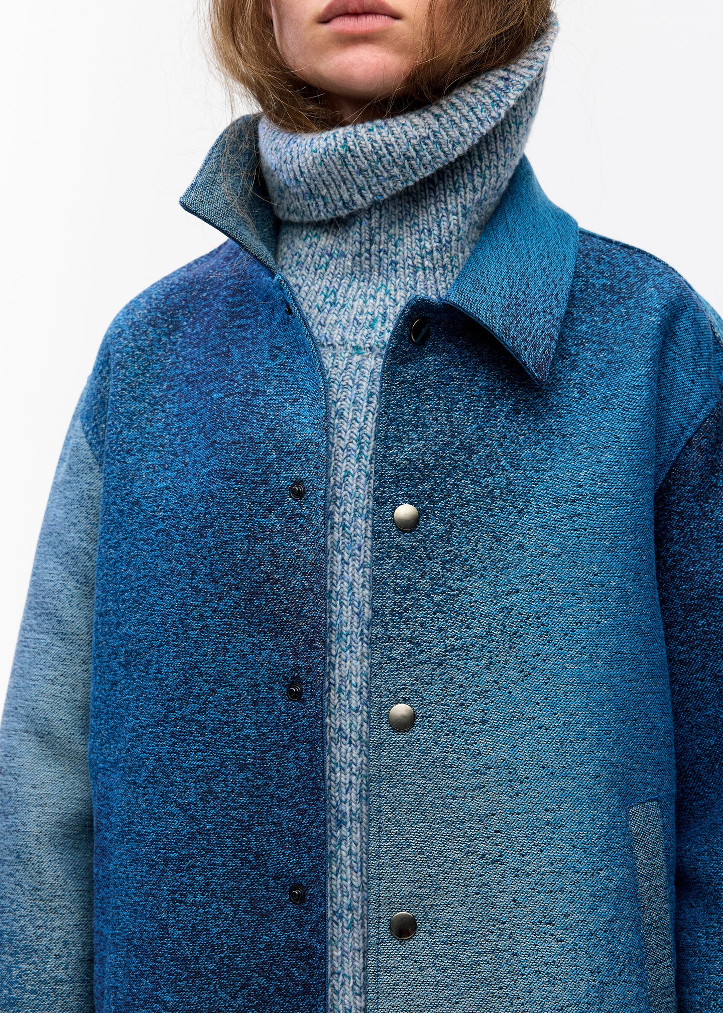 Maharam Jacket in Blue Degrade