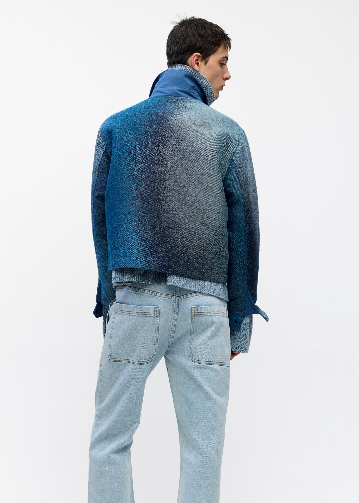 Maharam Jacket in Blue Degrade