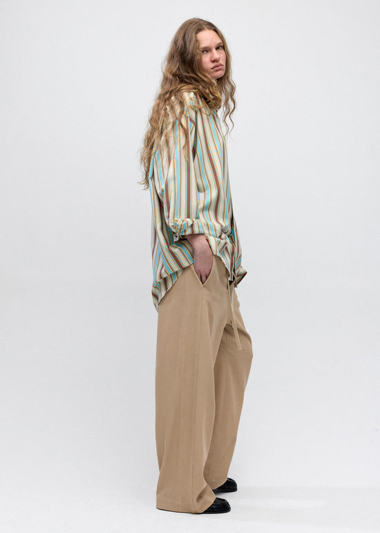 Oversized Shirt in Multi Stripe
