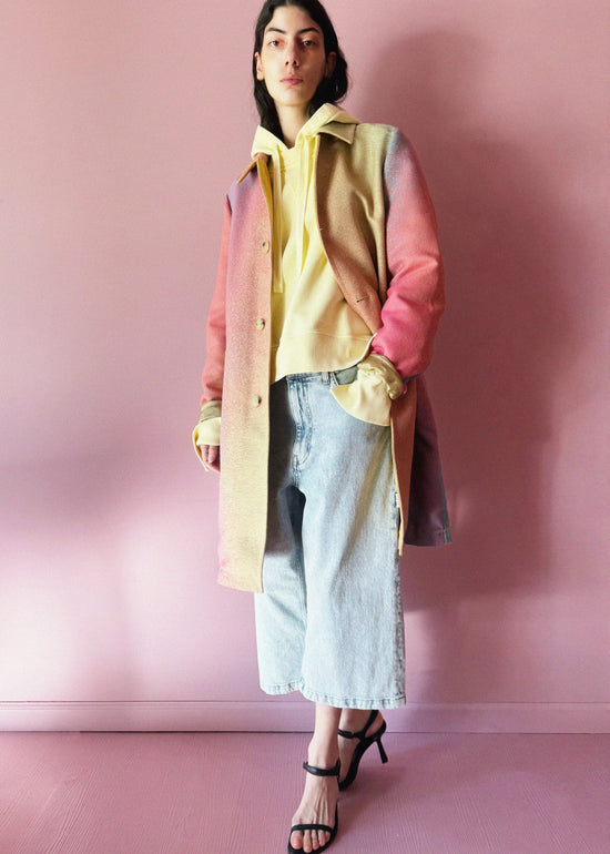 Maharam Coat in Rainbow Degrade