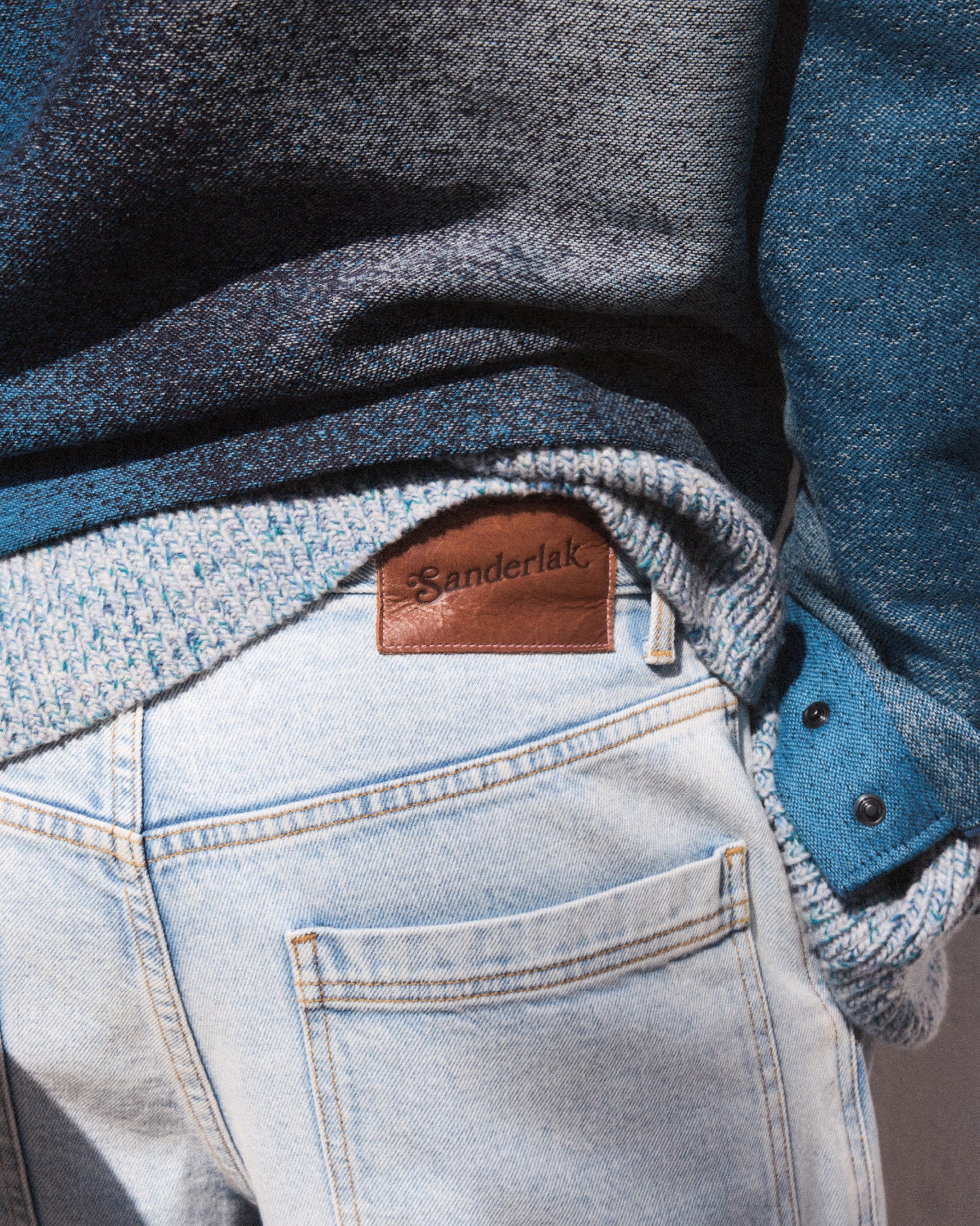 Utility Flare Jean in Blue Wash