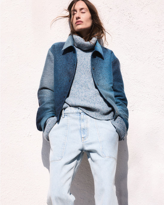 Maharam Jacket in Blue Degrade