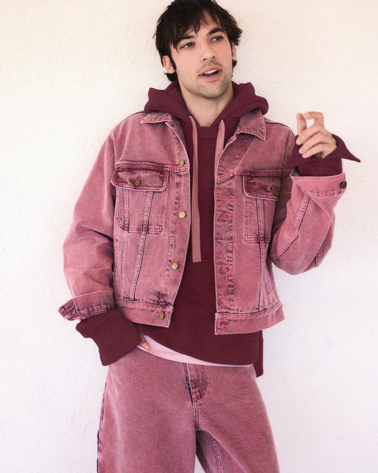 Hoodie in Midnight Merlot