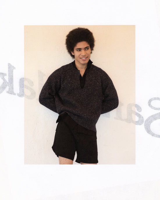 Drawstring Shorts in Midnight