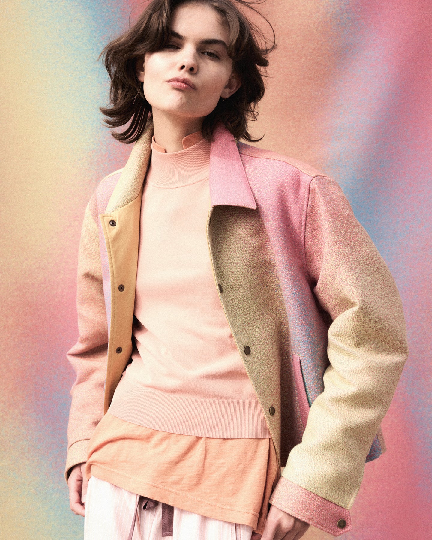 Maharam Jacket in Rainbow Degrade