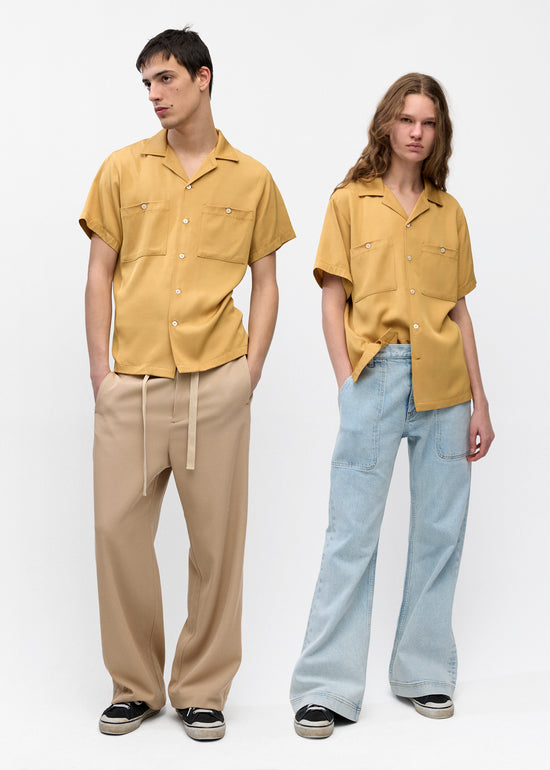 Short Sleeve Shirt in Old Gold