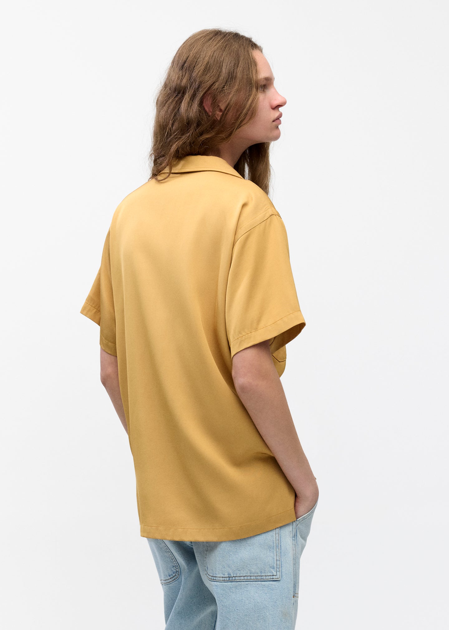Short Sleeve Shirt in Old Gold