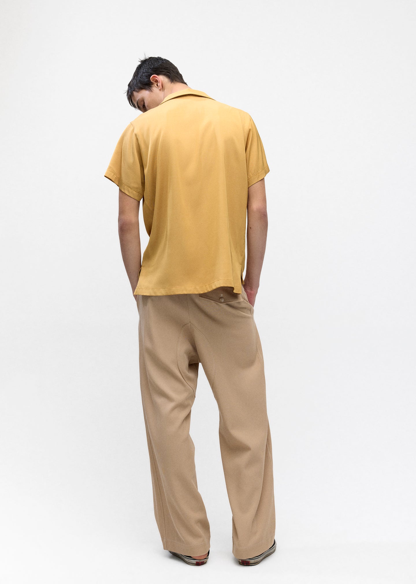 Short Sleeve Shirt in Old Gold