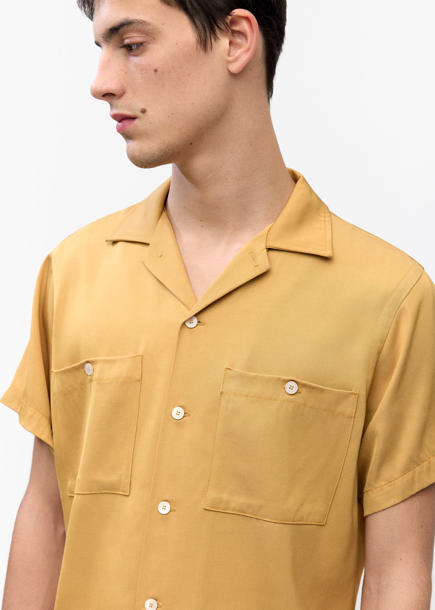 Short Sleeve Shirt in Old Gold
