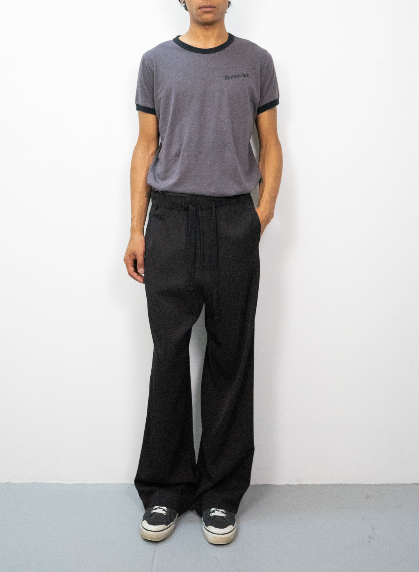 Drawstring Pant in Midnight