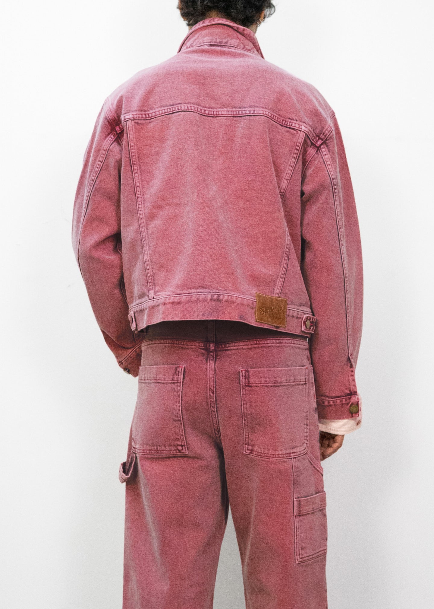 Jean Jacket in Pink Wash