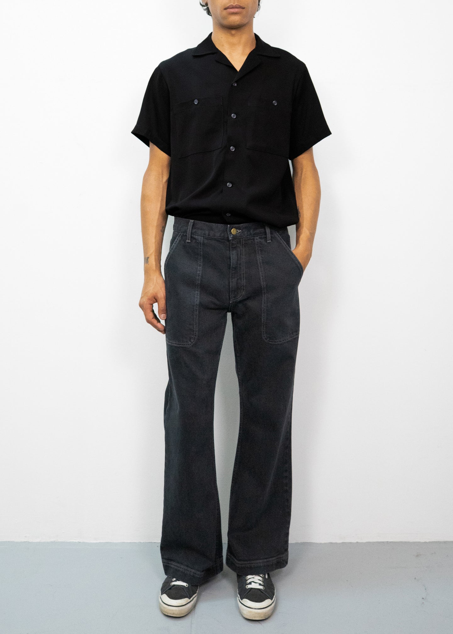 Short Sleeve Shirt in Midnight