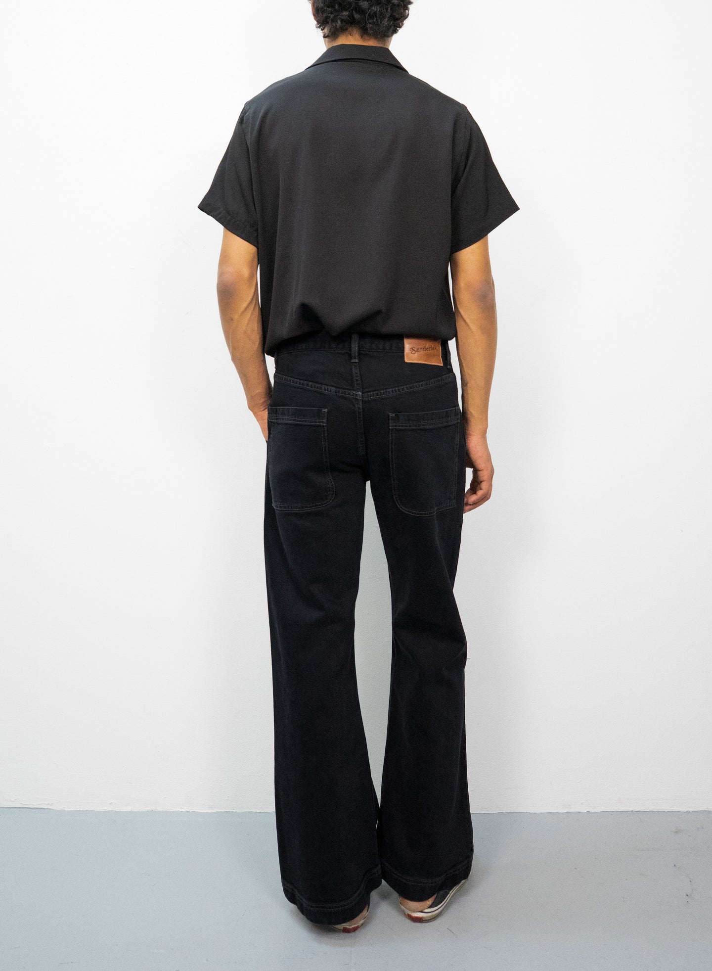 Utility Flare Jean in Midnight Wash