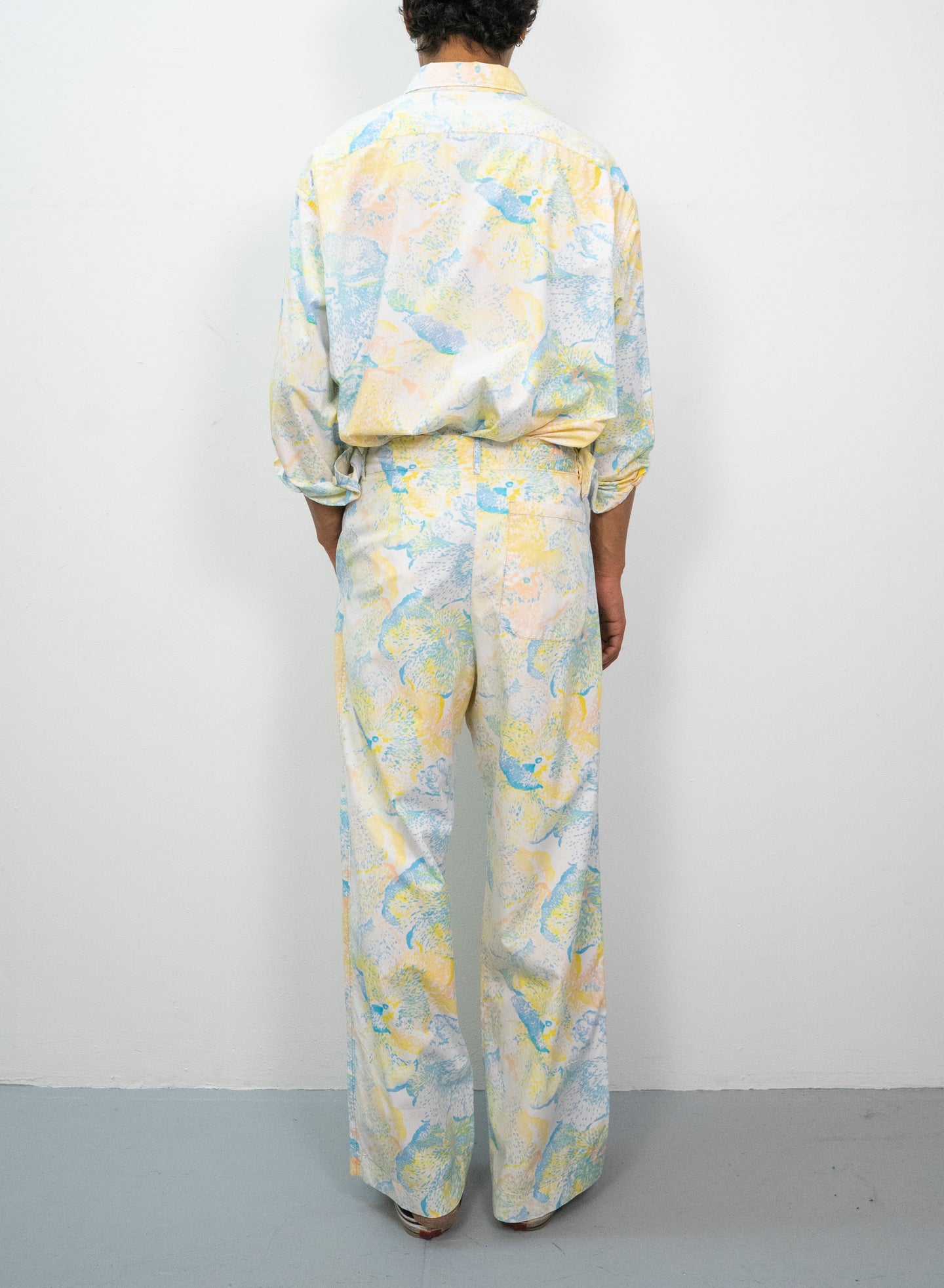 Drawstring Pant in Flower Print