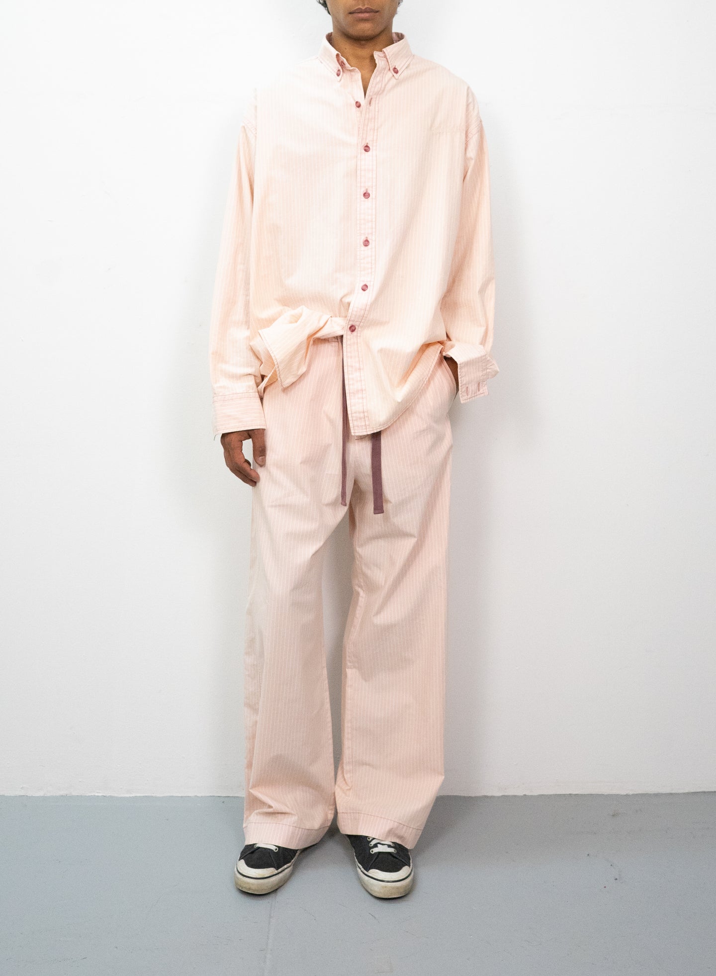 Drawstring Pant in Strawberry Milkshake